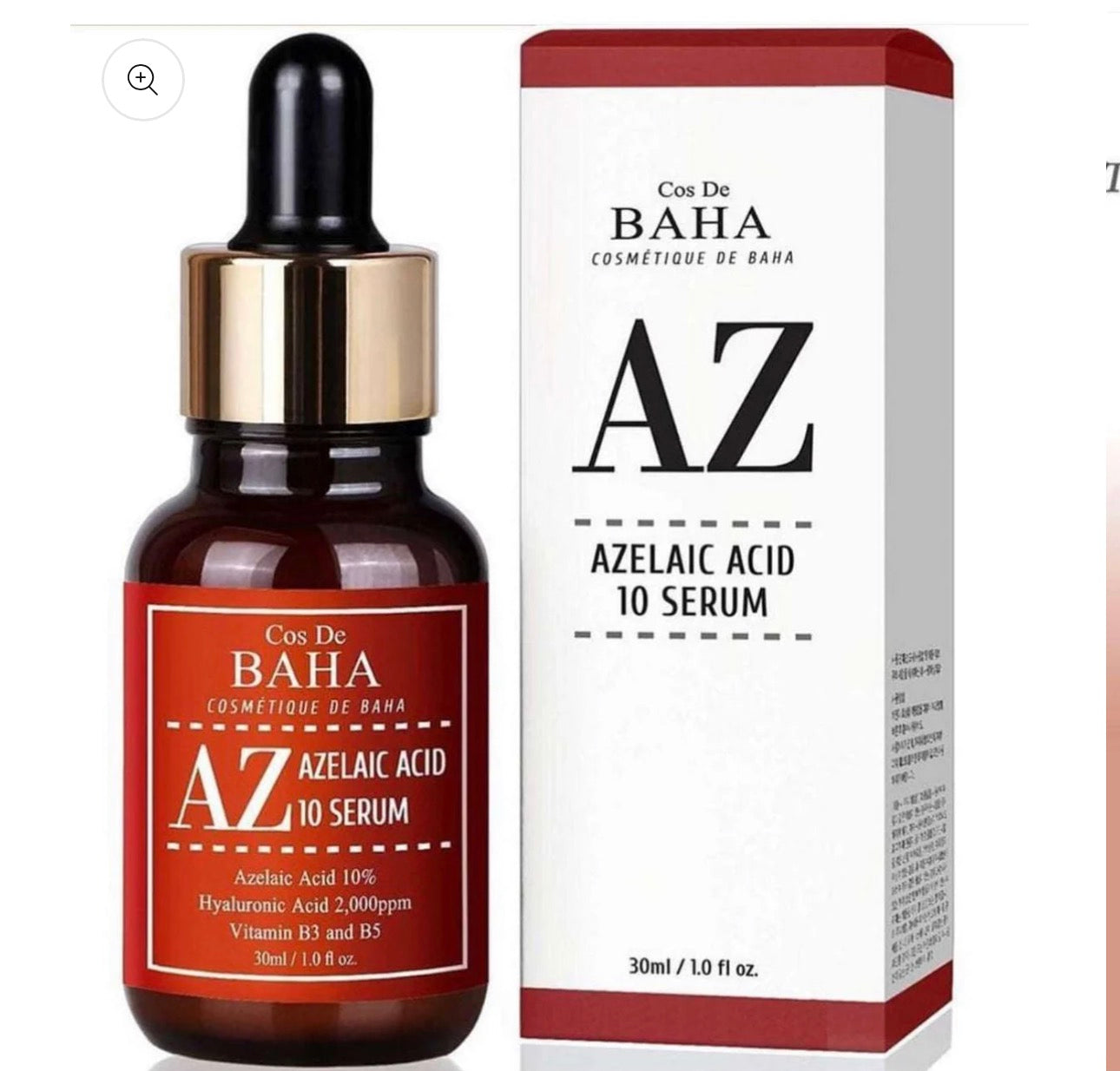 Cos De BAHA - AZ Azelaic Acid 10 Serum - 30ml