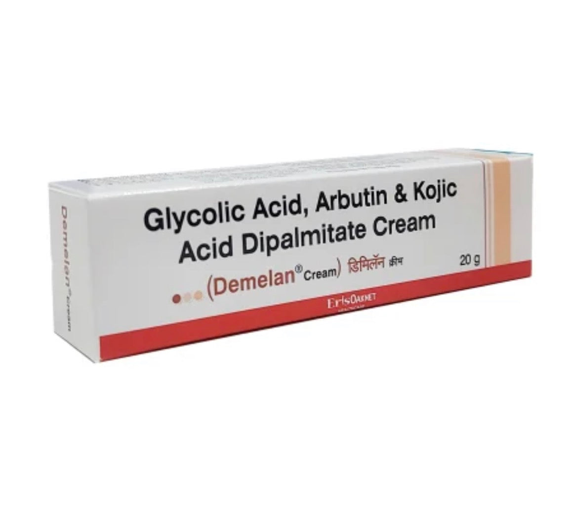 Demelan Glycolic Acid , Arbutin And Kojic Acid Dipalmitate Cream