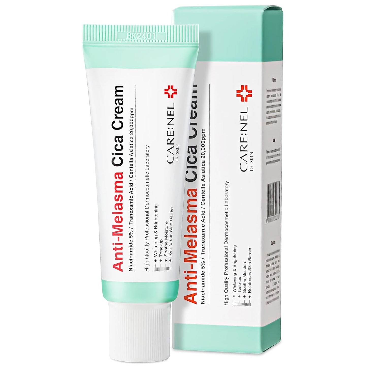 Premium Melasma Treatment Cream with Centella Asiatica Extract and Tranexamic Acid for Dark Spot Removal