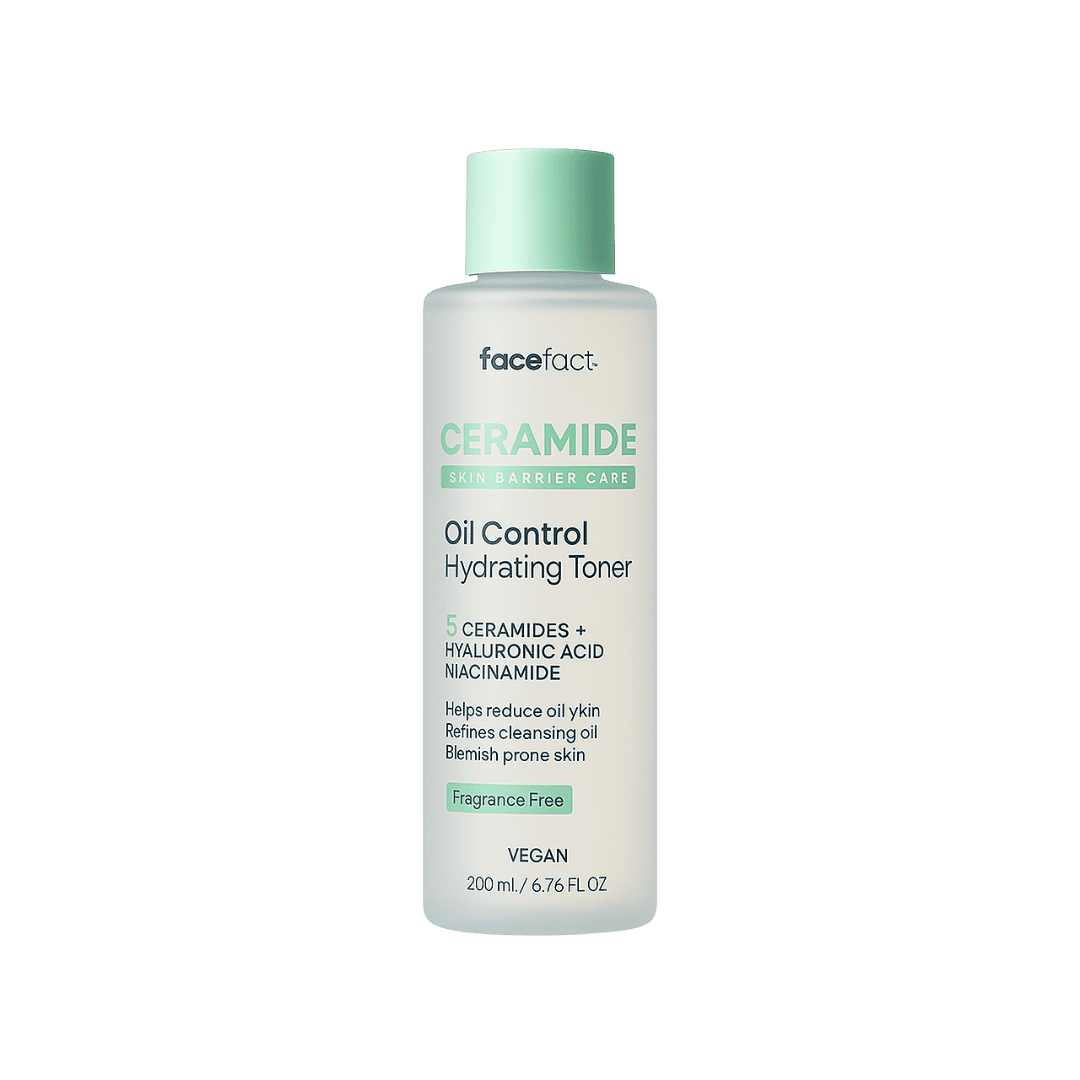 FaceFacts Ceramide Oil Control Hydrating Toner 200ml