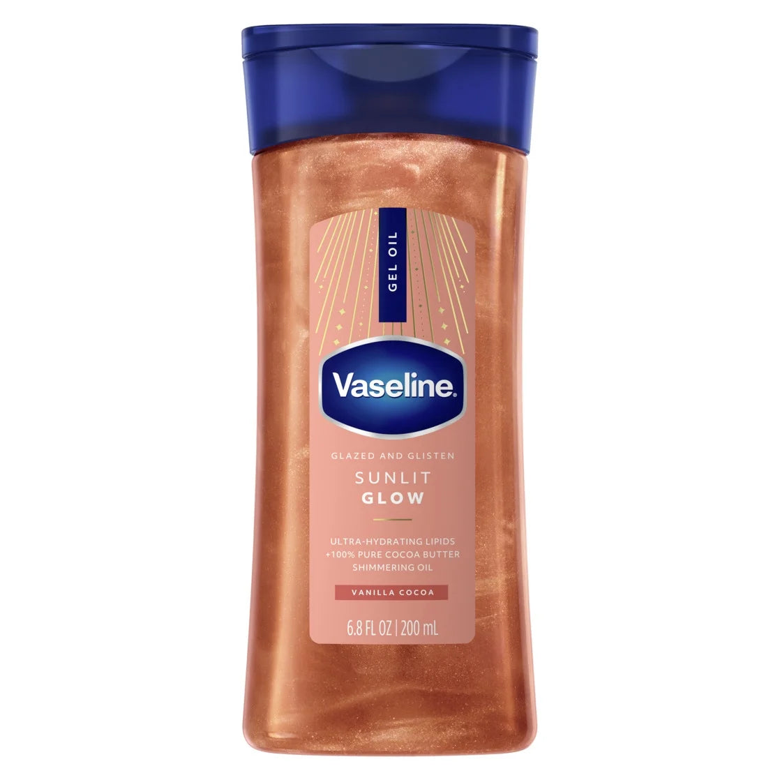 VASELINE SUNLIT GLOW BODY SHIMMER GEL OIL