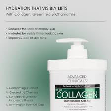 Advanced Clinicals Collagen Cream 454g