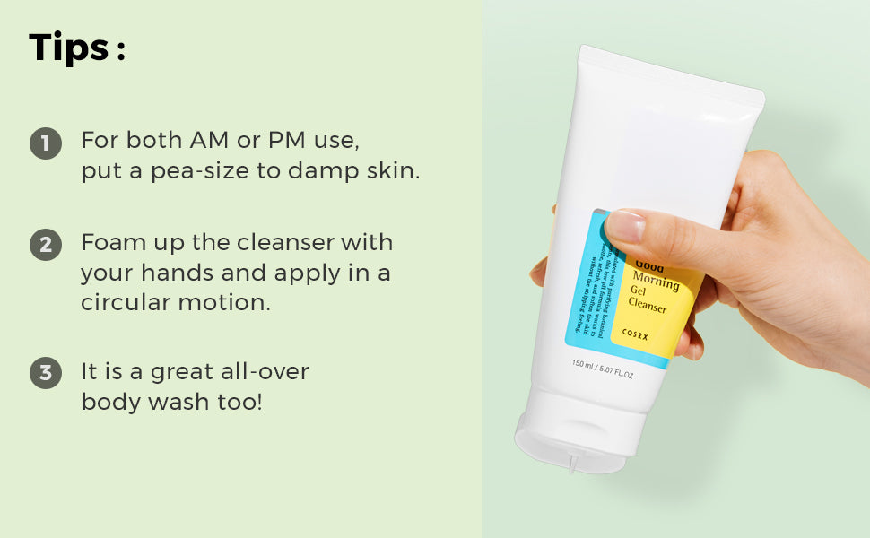 COSRX Low pH Good Morning Gel Face Cleanser