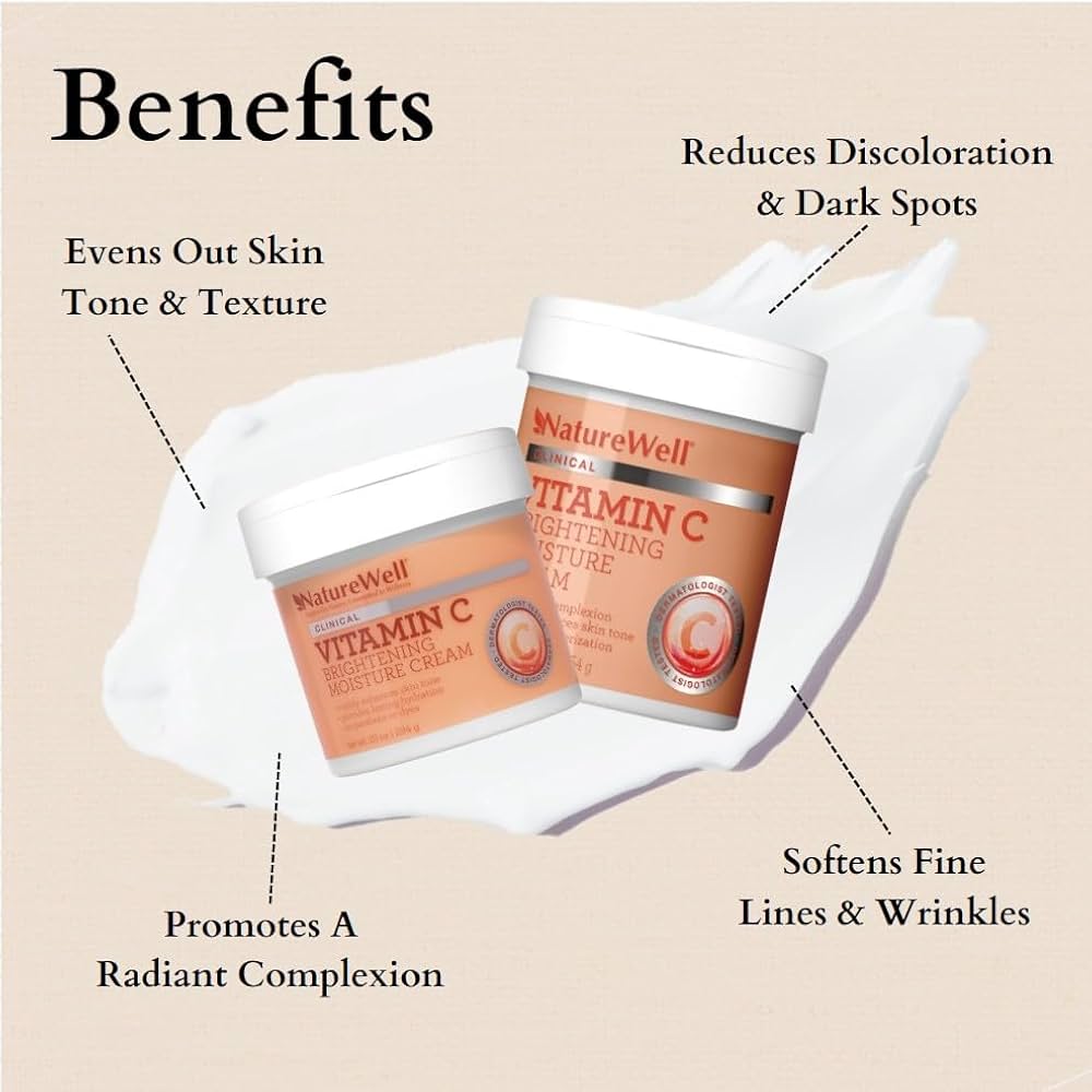 NATURE WELL Clinical Vitamin C Brightening Moisture Cream for Face & Body