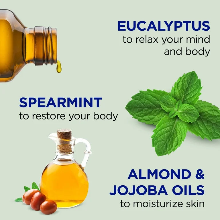 Dr. teals moisturizing bath & body oil eucalyptus and spearmint