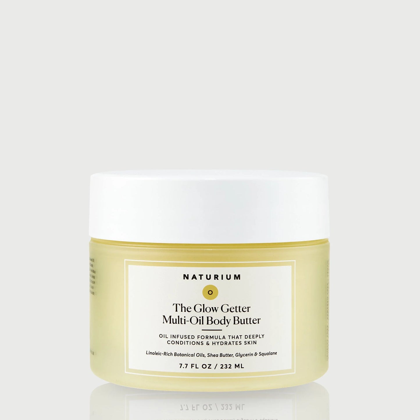 Naturium The Glow Getter Whipped Multi-Oil Body Butter, Firming Cream & Body Moisturizer with Shea Butter, 7.7 fl oz