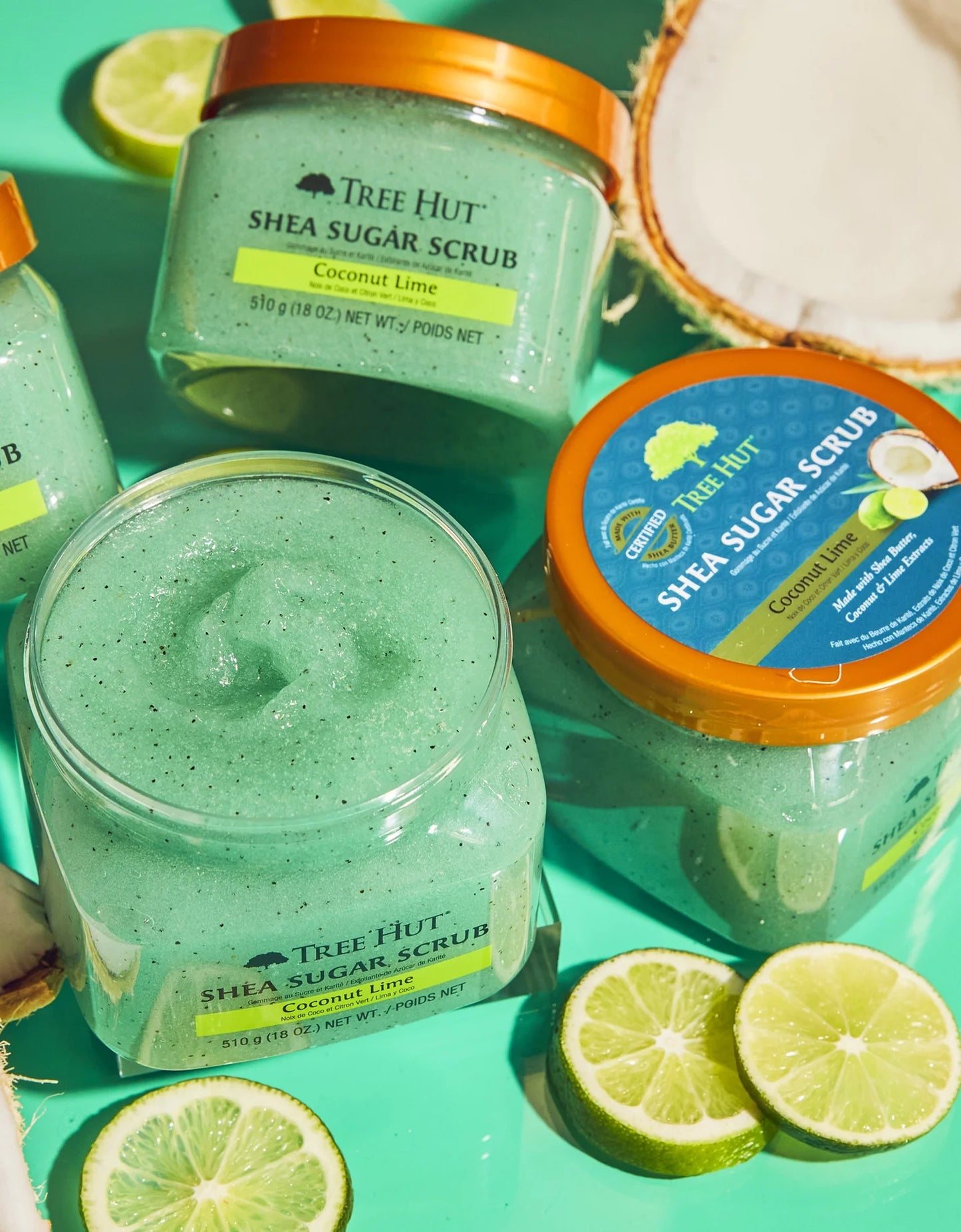 Tree hut coconut lime shea sugar scrub