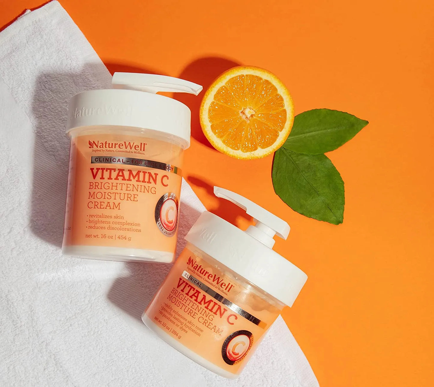 NATURE WELL Clinical Vitamin C Brightening Moisture Cream for Face & Body