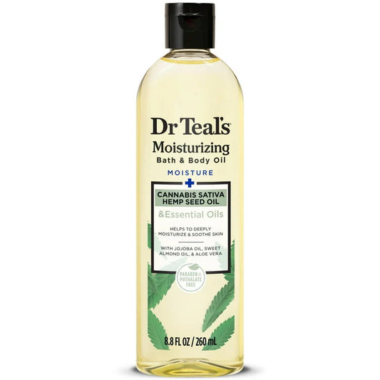Dr Teal's Moisturizing Bath & Body Oil by Dr Teal's - Cannabis Sativa Hemp Seed Oil