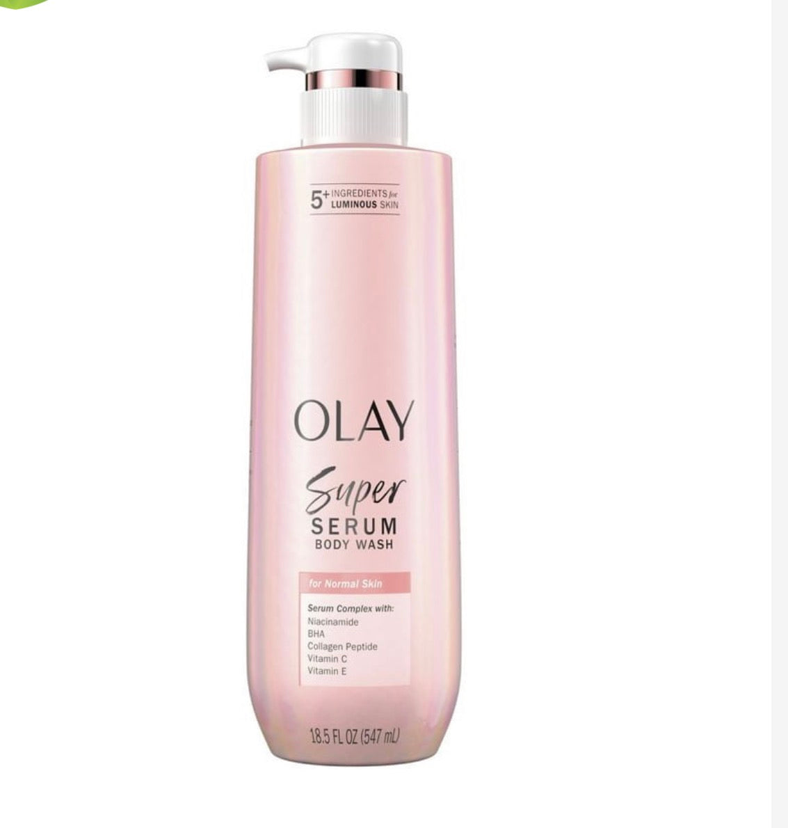 OLAY Super Serum Body Wash For Normal Skin (18.5 Fl Oz)