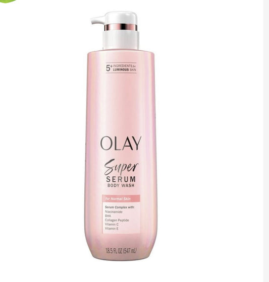 OLAY Super Serum Body Wash For Normal Skin (18.5 Fl Oz)