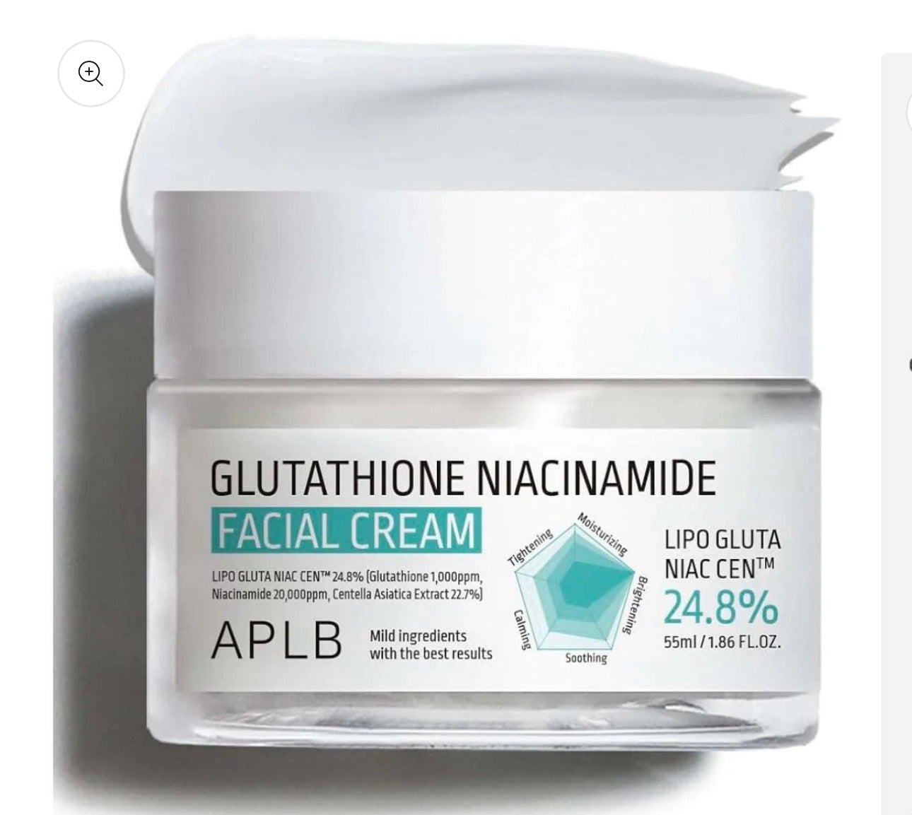 APLB Glutathione Niacinamide Facial Cream - 55ml