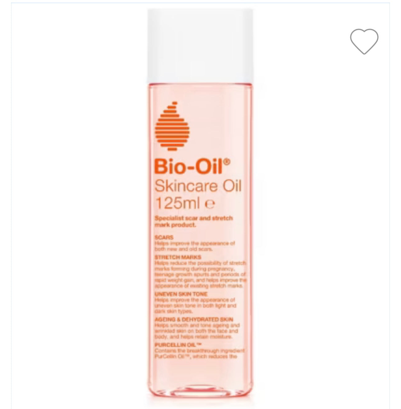 Bio-Oil Body Skincare Oil 125ml For Stretch Marks & Scars