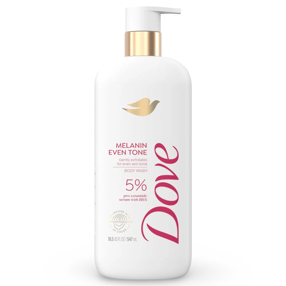 DOVE MELANIN EVEN TONE BODY WASH