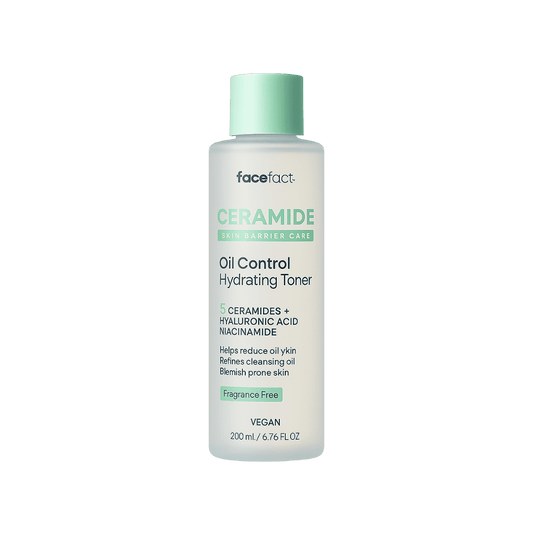 FaceFacts Ceramide Oil Control Hydrating Toner 200ml