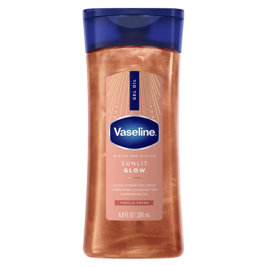 VASELINE SUNLIT GLOW BODY SHIMMER GEL OIL