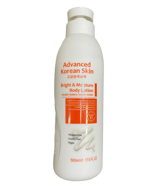Advanced Korean Skin Bright and Moisture Body Lotion 500ml