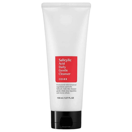 Cosrx Salicylic Acid Daily Gentle Cleanser 150milliliter / Foam Cleanser for Blemish Skin