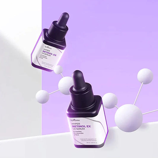 ISNTREE Hyper Retinol EX 1.0 Serum 20ml | 5 Peptides | 5 Cermaides | Helps Reduce Fine Lines