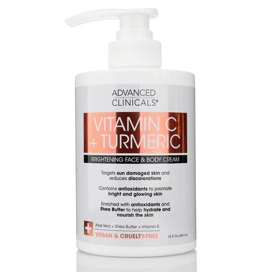 Advanced Clinicals Vitamin C Cream Dry Skin Rescue Skin