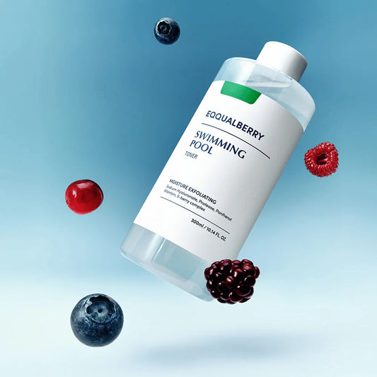 Swimming Pool Toner - Korean Toner for Daily Exfoliating & Deep Hydration with Natural Enzyme Protease & Hyaluronic Acid, For Sensitive Skin
