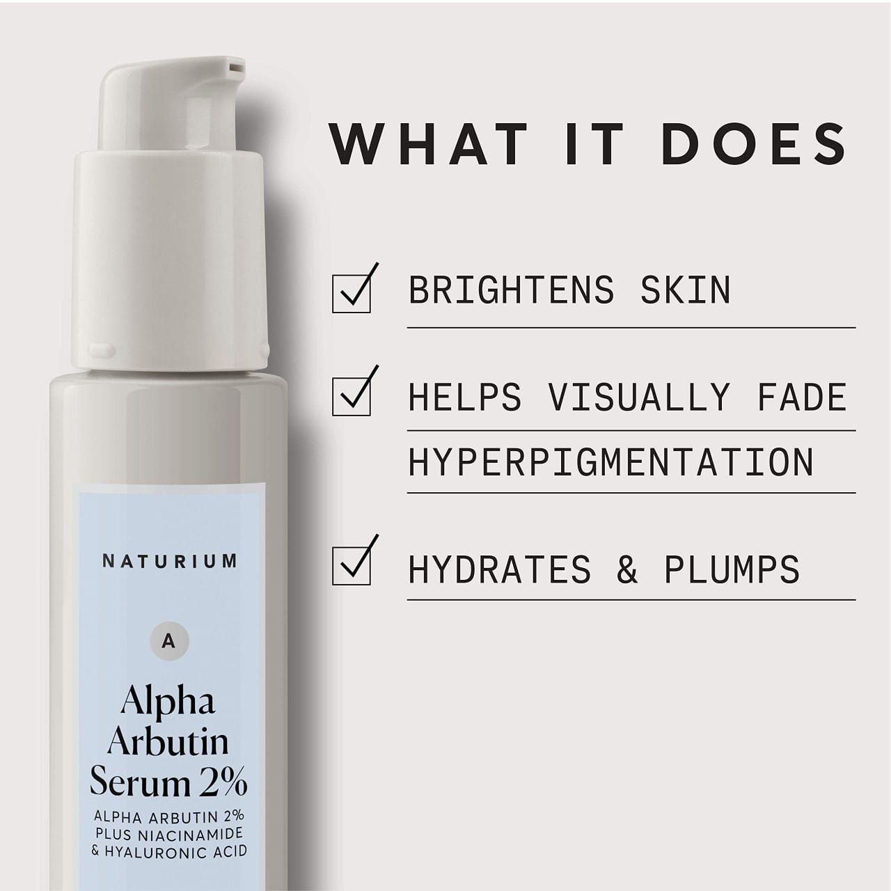 Naturium Alpha Arbutin Serum 2% with Alpha Arbutin